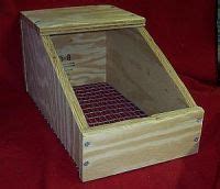 plywood bunny nest box